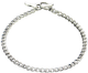 TOGGLE CLASP NECKLACE, ROUND LINKS-chromed steel