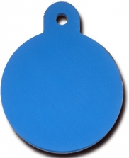 TAG CIRLCE LRG BLUE TITANIUM