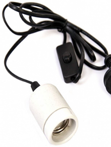 HABISTAT CERAMIC HEAT BULB HOLDER, SILICON CABLE & PLUG