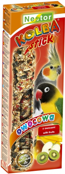2x COCATIEL-LOVEBIRD STICKS FRUIT 115gr