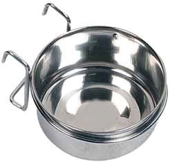 STAINLES STEEL FEEDER WITH HOOK FOR RODENTS