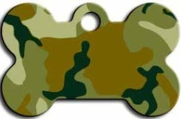 TAG BONE SMALL GREEN CAMO