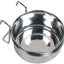 STAINLES STEEL FEEDER WITH HOOK FOR RODENTS