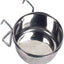 STAINLES STEEL FEEDER WITH HOOK FOR RODENTS