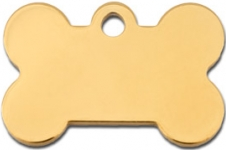 TAG BONE SMALL GOLD