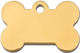TAG BONE SMALL GOLD