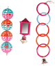 TOY PARAKEETS RING-BALL-LATERN