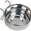 STAINLES STEEL FEEDER WITH HOOK FOR RODENTS