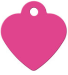 TAG HEART SM PINK