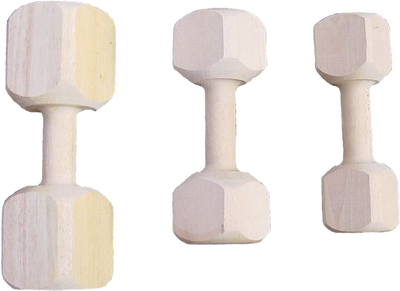 WOODEN DUMBELL