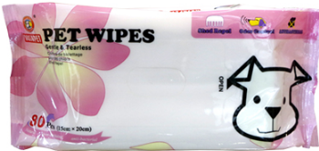 REGULAR PETWIPES (20x15cm)  x  80pcs
