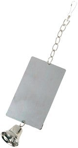 TOY FOR PARROT MIRROR STRAIGHT + BELL XL