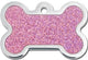 TAG BONE LARGE  PINK-HOLOGRAM