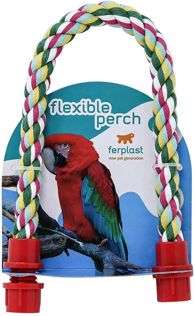 FLEXIBLE COTTON PERCH FOR PARROT