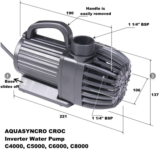 CROC INVERTER WATER PUMP
