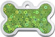 TAG BONE LARGE  GREEN-HOLOGRAM