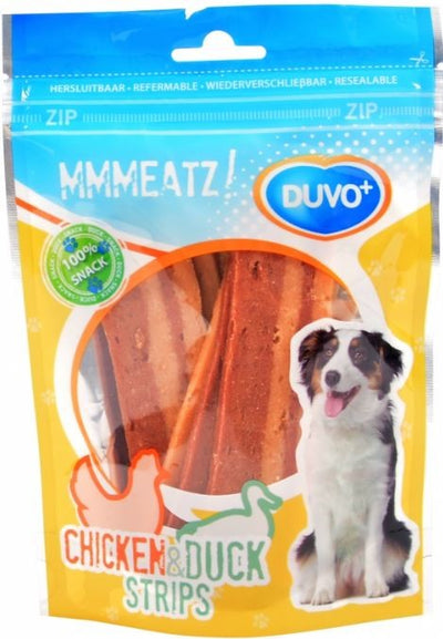 CHICKEN & DUCK STRIPS 100G