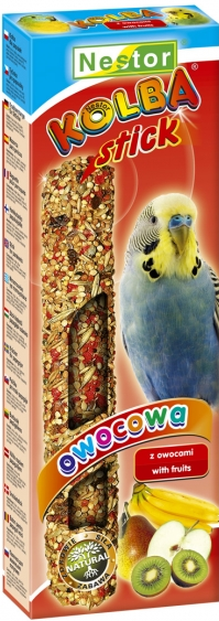 2x BUDGIE STICKS FRUITS 85G