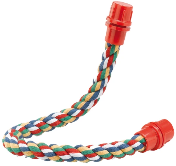 FLEXIBLE COTTON PERCH FOR PARROT