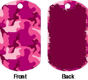 TAG ΣΤΡΑΤΙΩΤΙΚΟ ΡΟΖ CAMO