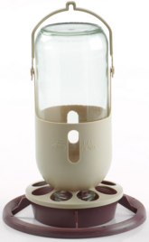 FAUNA FEEDER/DRINKER 1LT - GLASS