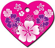 TAG HEART LRG FLOWERS