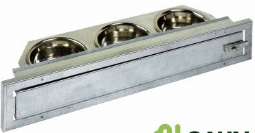 REVOLVING FEDDER FOR PARROTS 3 COMPARTMENTS