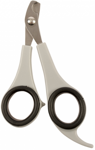 NAIL SCISSOR BLACK/GREY