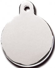 TAG CIRCLE LRG SILVER