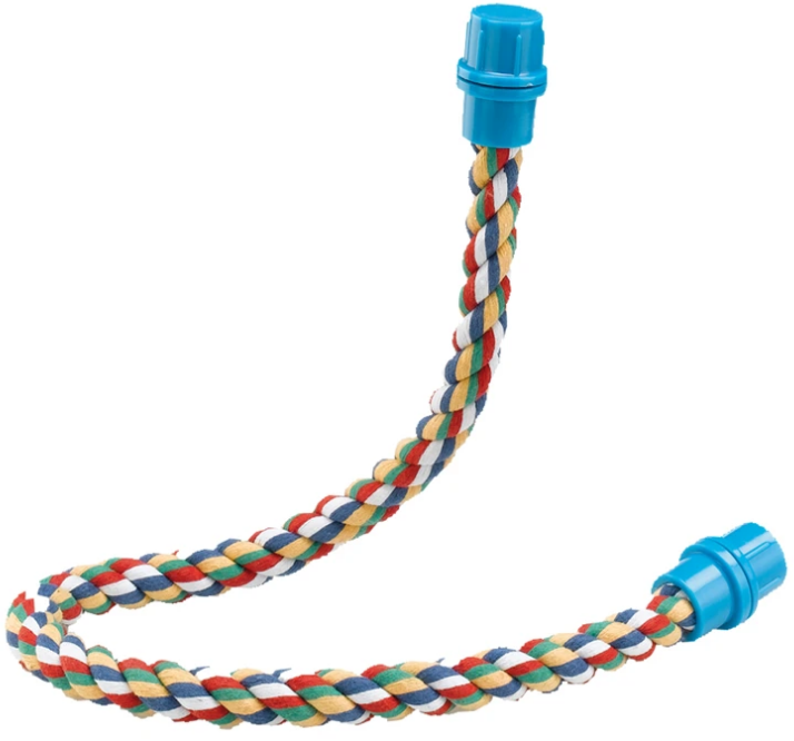 FLEXIBLE COTTON PERCH FOR PARROT