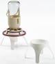STAND FOR GLASS BOTTLE FEDDER /DRINKER
