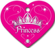 TAG HEART LRG PRINCESS