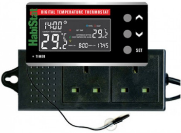 HABISTAT DIGITAL THERMOSTAT, TIMER, 600W