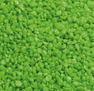 GRAVEL NEON GREEN 1KG   4-7mm