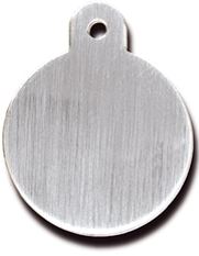 TAG CIRCLE LRG BRUSHED CHROME