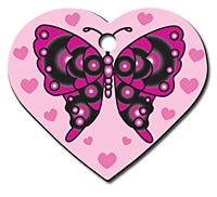 TAG HEART LRG BUTTERFLY