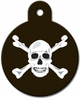 TAG CIRCLE LRG SKULL