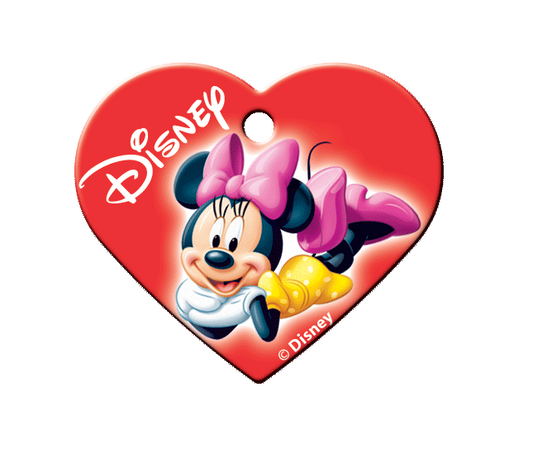 TAG HEART LRG MINNIE MOUS