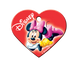 TAG HEART LRG MINNIE MOUSE