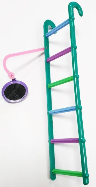 PLASTIC LADDER WITH MIRROR