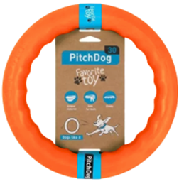 ИГРУШКА-КОЛЬЦО PITCHDOG ДЛЯ СОБАК ОРАНЖЕВЫЙ 