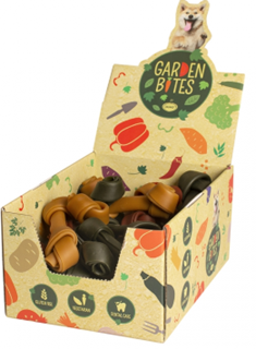 GARDEN BITES VEGAN BONE БОЛЬШОЙ ДИСПЛЕЙ 14,5см