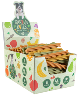 GARDEN BITES FRUITY DENTAL SWIRLS СМЕШАННЫЕ ЦВЕТА 16см / 18г
