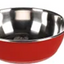 МИСКА ДЛЯ КОРРМКИ И ПОИЛКИ TOBIAS ROUND RED &amp; SILVER