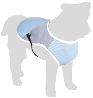 COOLING COAT FROZEN BLUE GREY