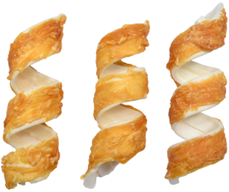 MEAT! CHICKEN & RAWHIDE SPIRALS SMALL