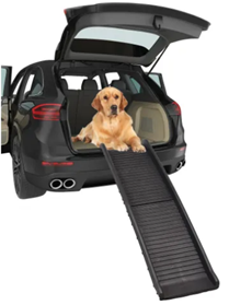 DOG RAMP PLASTIC ZENNA COLLAPSIBLE BLACK
