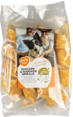 MEAT! CHICKEN & RAWHIDE SPIRALS SMALL