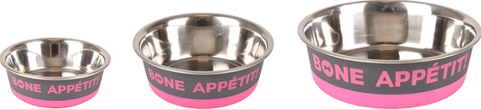 BOWL BONE APPETIT FUCHSIA