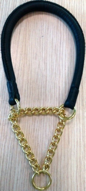 КРУГЛЫЙ Ошейник С ЦЕПОЧКОЙ ЧЕРНЫЙ